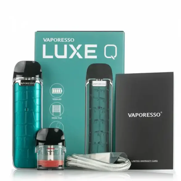 Vaporesso LUXE Q Pod e sigara